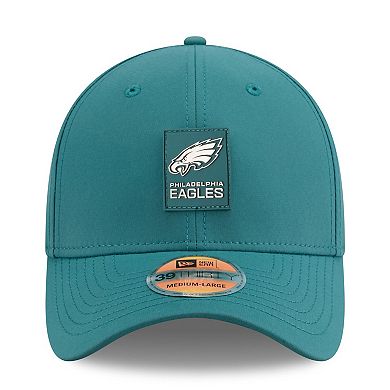 Men's New Era Midnight Green Philadelphia Eagles 2025 Sideline 39THIRTY Flex Hat