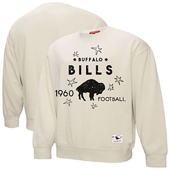 Women's Fanatics Cream Buffalo Bills Plus Size Shooting Star Pullover Sweatshirt