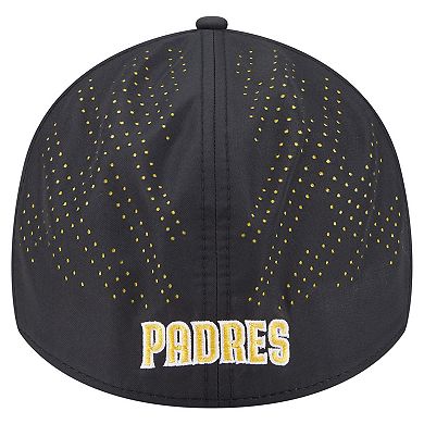 Men's New Era Black San Diego Padres Night 39THIRTY Flex Hat