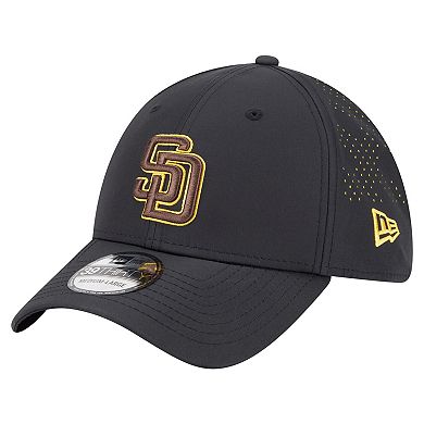 Men's New Era Black San Diego Padres Night 39THIRTY Flex Hat