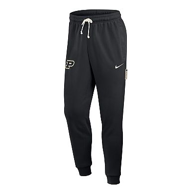 Men's Nike Black Purdue Boilermakers 2025 Sideline Standard Issue Dri-FIT Taper Sweatpants