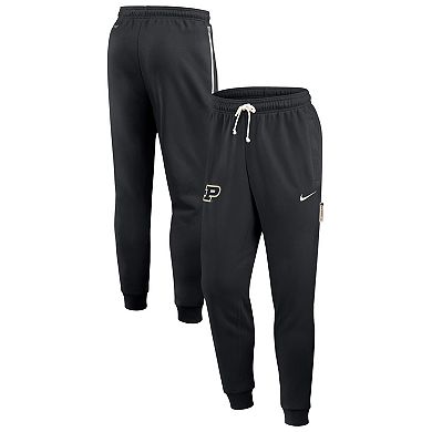 Men's Nike Black Purdue Boilermakers 2025 Sideline Standard Issue Dri-FIT Taper Sweatpants
