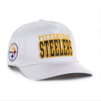 Women's '47 White Pittsburgh Steelers Outspoken Hitch Adjustable Hat