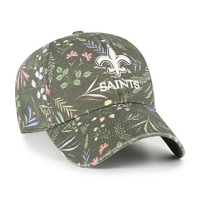 Women's '47 Green New Orleans Saints Verbena Clean Up Adjustable Hat