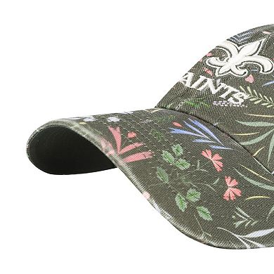 Women's '47 Green New Orleans Saints Verbena Clean Up Adjustable Hat