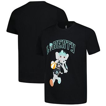 Youth Outerstuff Black New York Liberty Ellie Dribble T-Shirt