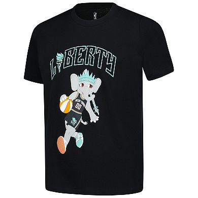 Youth Outerstuff Black New York Liberty Ellie Dribble T-Shirt
