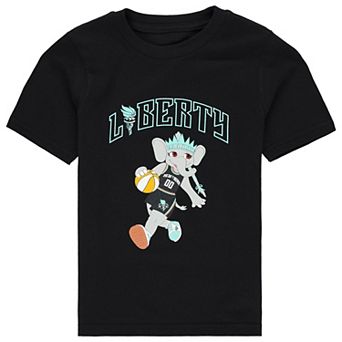 Preschool Outerstuff Black New York Liberty Ellie Dribble T-Shirt
