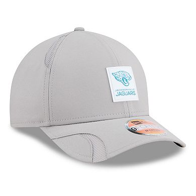 Men's New Era Gray Jacksonville Jaguars 2025 Sideline M-Crown 9FORTY Adjustable Hat