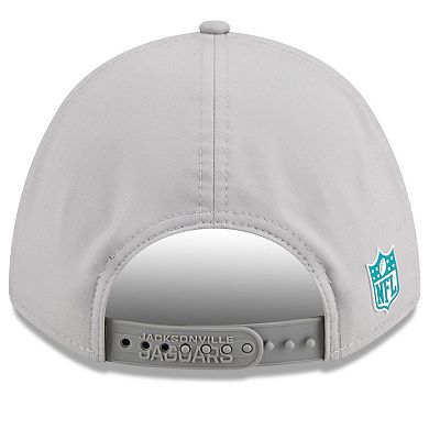 Men's New Era Gray Jacksonville Jaguars 2025 Sideline M-Crown 9FORTY Adjustable Hat