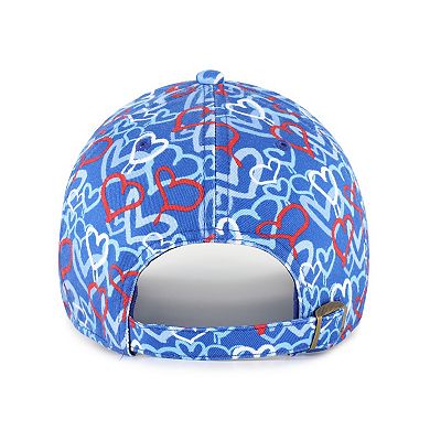 Girls Toddler '47 Royal Buffalo Bills Mural Clean Up Adjustable Hat