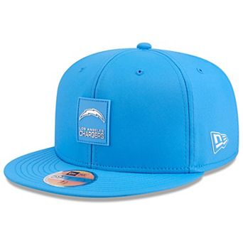 Men's New Era Powder Blue Los Angeles Chargers 2025 Sideline 59FIFTY Fitted Hat