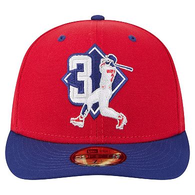 Men's New Era Bryce Harper Red Philadelphia Phillies 59FIFTY Fitted Hat