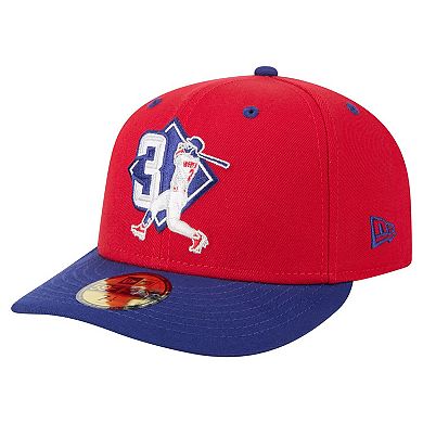 Men's New Era Bryce Harper Red Philadelphia Phillies 59FIFTY Fitted Hat