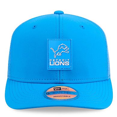 Men's New Era Blue Detroit Lions 2025 Sideline 9SEVENTY Trucker Adjustable Hat