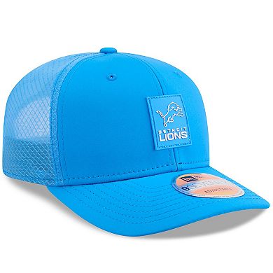Men's New Era Blue Detroit Lions 2025 Sideline 9SEVENTY Trucker Adjustable Hat