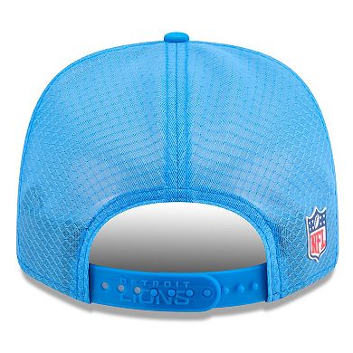 Men's New Era Blue Detroit Lions 2025 Sideline 9SEVENTY Trucker Adjustable Hat
