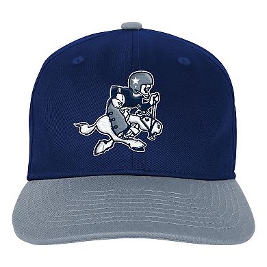 Youth Outerstuff Navy Dallas Cowboys True Retro Deadstock Snapback