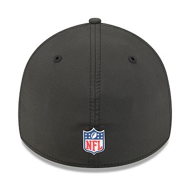 Men's New Era Black Cincinnati Bengals 2025 Sideline 39THIRTY Flex Hat