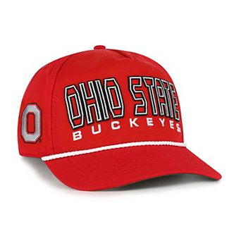 Youth '47 Scarlet Ohio State Buckeyes Byline Hitch Adjustable Hat
