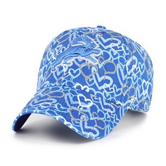 Girls Toddler '47 Blue Detroit Lions Mural Clean Up Adjustable Hat