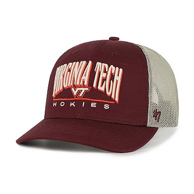 Men's '47 Maroon Virginia Tech Hokies Arid Adjustable Trucker Hat