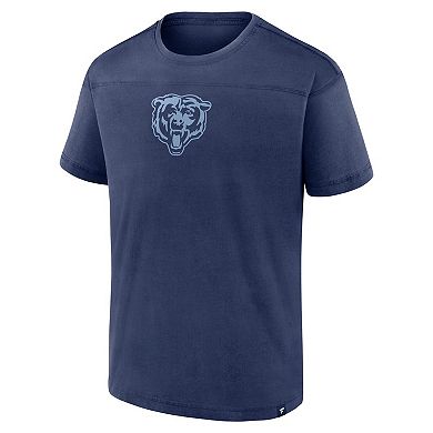 Men's Fanatics Navy Chicago Bears Mini Tonal T-Shirt
