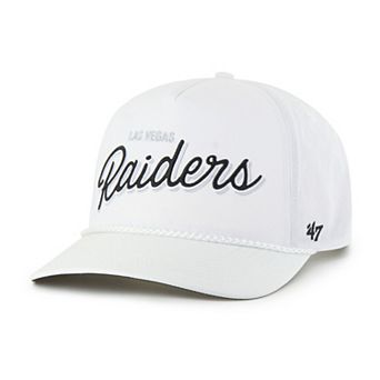 Men's '47 White Las Vegas Raiders Brrr Fairway Hitch Adjustable Hat