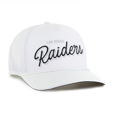 Men's '47 White Las Vegas Raiders Brrr Fairway Hitch Adjustable Hat