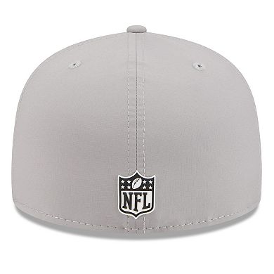 Men's New Era Gray Atlanta Falcons 2025 Sideline 59FIFTY Fitted Hat