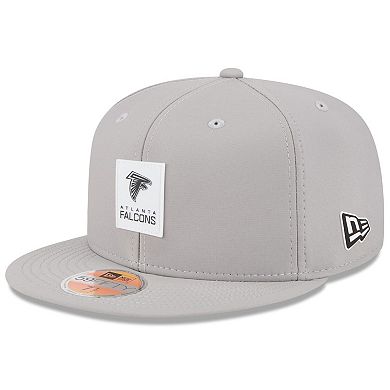 Men's New Era Gray Atlanta Falcons 2025 Sideline 59FIFTY Fitted Hat