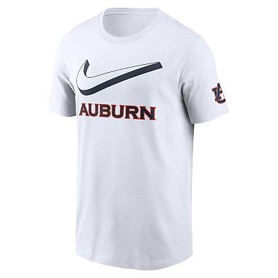 Men's Nike White Auburn Tigers Primetime 2-Hit Swoosh T-Shirt