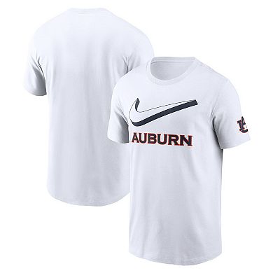 Men's Nike White Auburn Tigers Primetime 2-Hit Swoosh T-Shirt