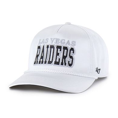 Women's '47 White Las Vegas Raiders Outspoken Hitch Adjustable Hat