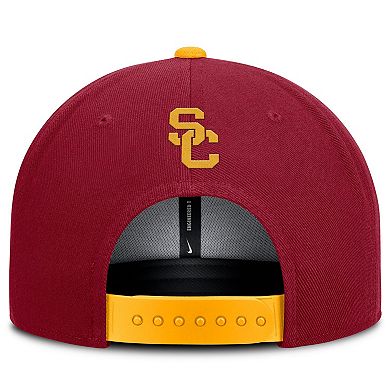Men's Nike Cardinal/Gold USC Trojans 2025 On-Field Patch Pro Dri-FIT Snapback Hat