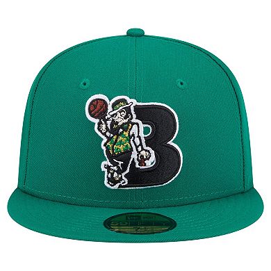 Men's New Era Kelly Green Boston Celtics Deceptor 59FIFTY Fitted Hat