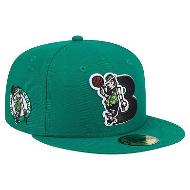 Men's New Era Kelly Green Boston Celtics Deceptor 59FIFTY Fitted Hat