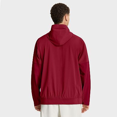Men's Nike Crimson Alabama Crimson Tide Anorak Half-Zip Hoodie Jacket