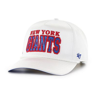 Women's '47 White New York Giants Outspoken Hitch Adjustable Hat