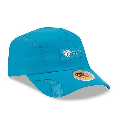 Men's New Era Teal Jacksonville Jaguars 2025 Sideline Runner Adjustable Hat