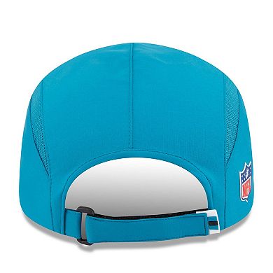 Men's New Era Teal Jacksonville Jaguars 2025 Sideline Runner Adjustable Hat