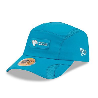 Men's New Era Teal Jacksonville Jaguars 2025 Sideline Runner Adjustable Hat
