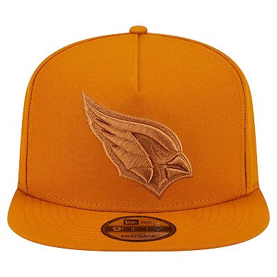 Men's New Era Brown Arizona Cardinals Color Pack A-Frame 9FIFTY Snapback Hat