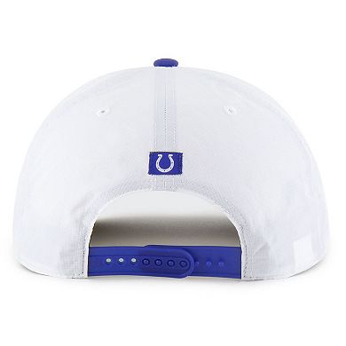 Men's '47 White/Royal Indianapolis Colts Suburbia Hitch Two-Tone Adjustable Hat