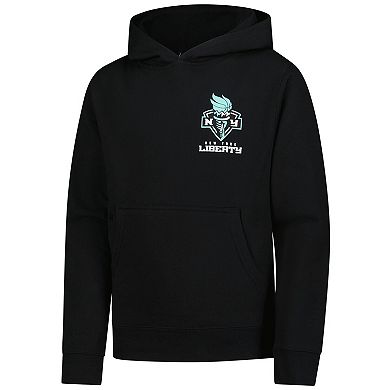 Youth OuterstuffBlack New York Liberty Ellie Standing Mascot Hoodie