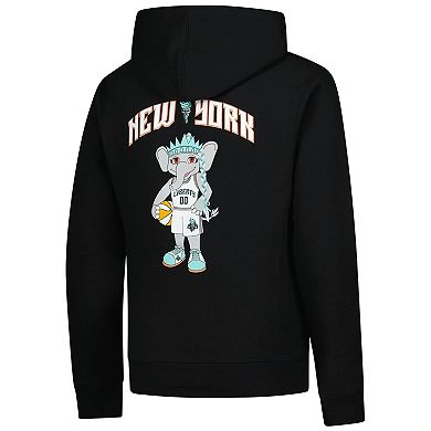 Youth OuterstuffBlack New York Liberty Ellie Standing Mascot Hoodie