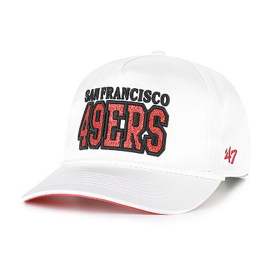 Women's '47 White San Francisco 49ers Outspoken Hitch Adjustable Hat