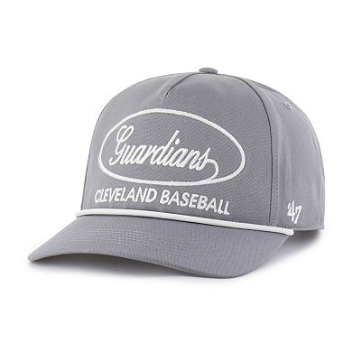Men's '47 Gray Cleveland Guardians Foundational Hitch Adjustable Hat