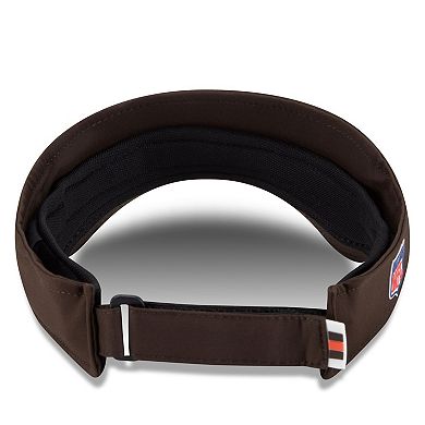 Men's New Era Brown Cleveland Browns 2025 Sideline Visor