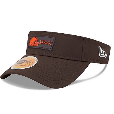 Men's New Era Brown Cleveland Browns 2025 Sideline Visor